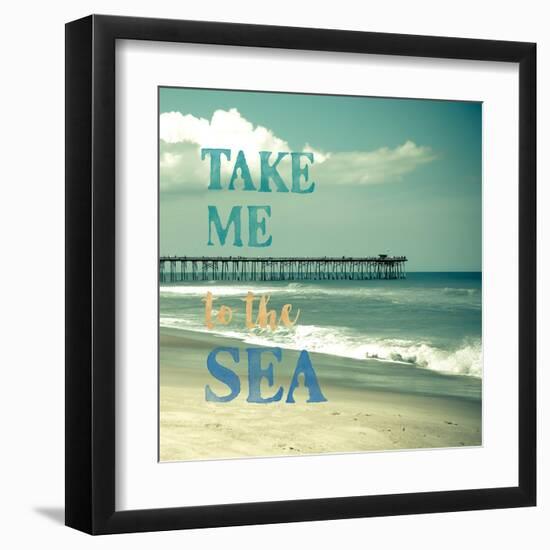 Take Me To The Sea-Marlana Semenza-Framed Art Print