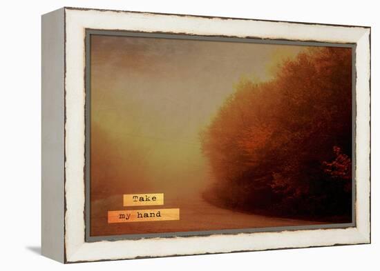 Take My Hand-Vintage Skies-Framed Premier Image Canvas