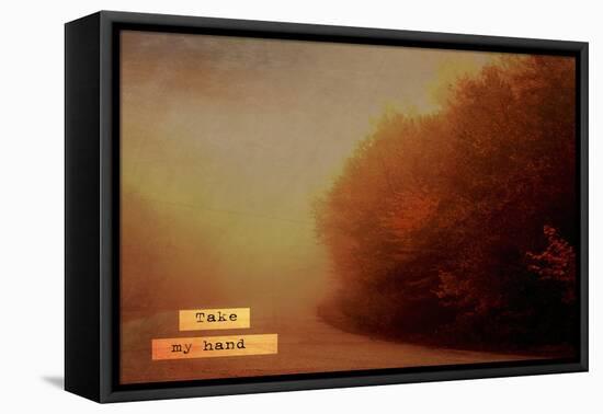 Take My Hand-Vintage Skies-Framed Premier Image Canvas