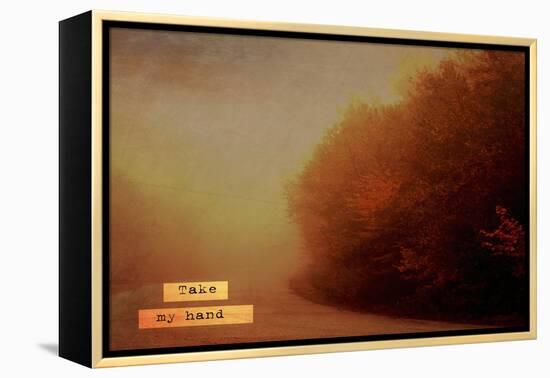 Take My Hand-Vintage Skies-Framed Premier Image Canvas