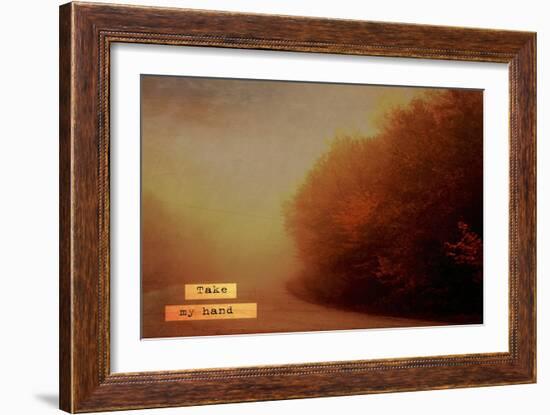 Take My Hand-Vintage Skies-Framed Giclee Print