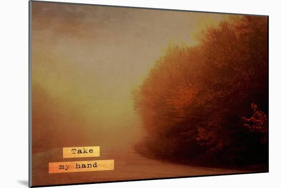 Take My Hand-Vintage Skies-Mounted Giclee Print