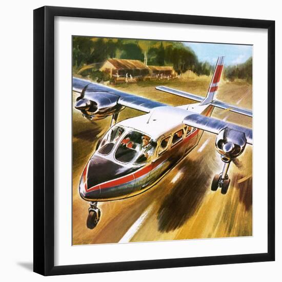 Take-Off for Success: the Britten-Norman Islander.-Wilf Hardy-Framed Giclee Print