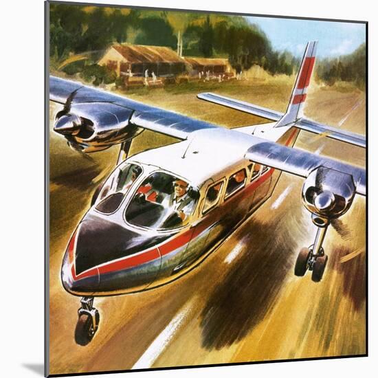 Take-Off for Success: the Britten-Norman Islander.-Wilf Hardy-Mounted Giclee Print