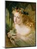 Take the Fair Face of Woman, and Gently Suspending, with Butterflies, Flowers, and Jewels Attending-Sophie Anderson-Mounted Premium Giclee Print