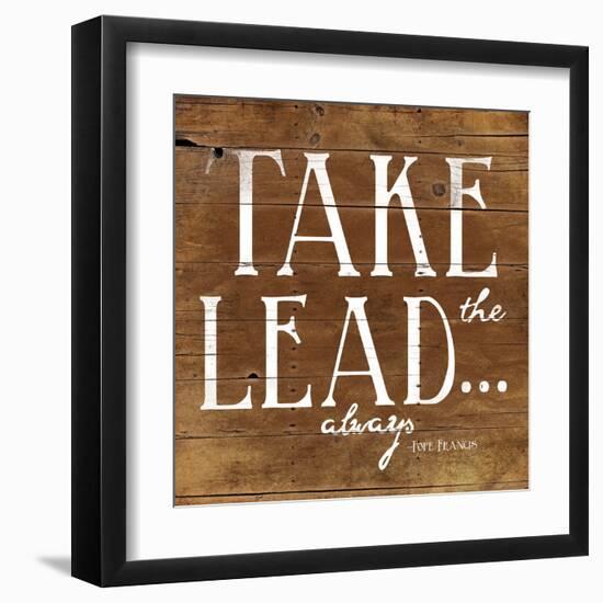 Take the Lead-Jace Grey-Framed Art Print