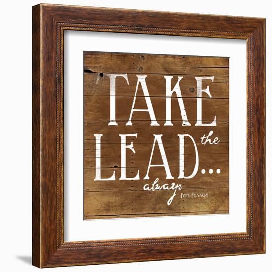 Take the Lead-Jace Grey-Framed Art Print