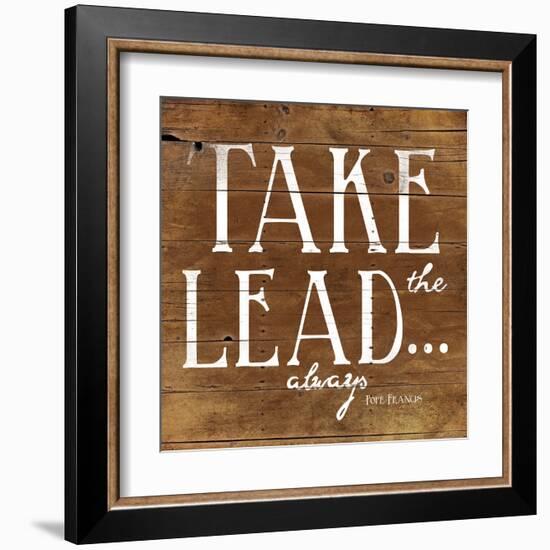 Take the Lead-Jace Grey-Framed Art Print