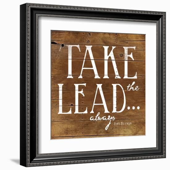 Take the Lead-Jace Grey-Framed Art Print