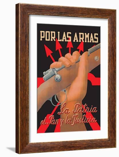 Take up Arms for Country, Food, and Justice-J. Cabanas-Framed Art Print