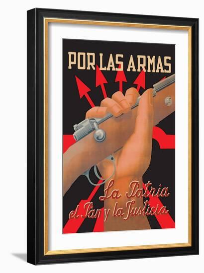 Take up Arms for Country, Food, and Justice-J. Cabanas-Framed Art Print