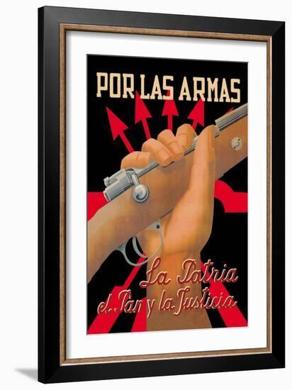 Take up Arms for Country, Food, and Justice-J. Cabanas-Framed Art Print