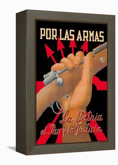 Take up Arms for Country, Food, and Justice-J. Cabanas-Framed Stretched Canvas