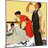"Take Your Medicine", September 23, 1950-George Hughes-Mounted Giclee Print