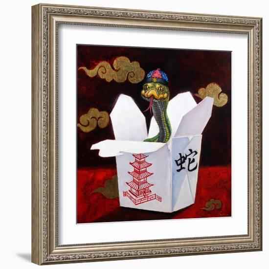 Takeout with a Twist-Lucia Heffernan-Framed Art Print