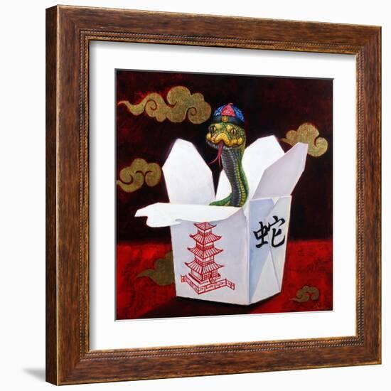 Takeout with a Twist-Lucia Heffernan-Framed Art Print