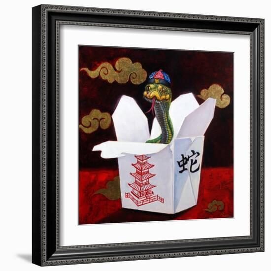 Takeout with a Twist-Lucia Heffernan-Framed Art Print