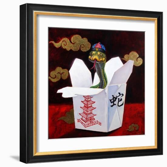 Takeout with a Twist-Lucia Heffernan-Framed Art Print