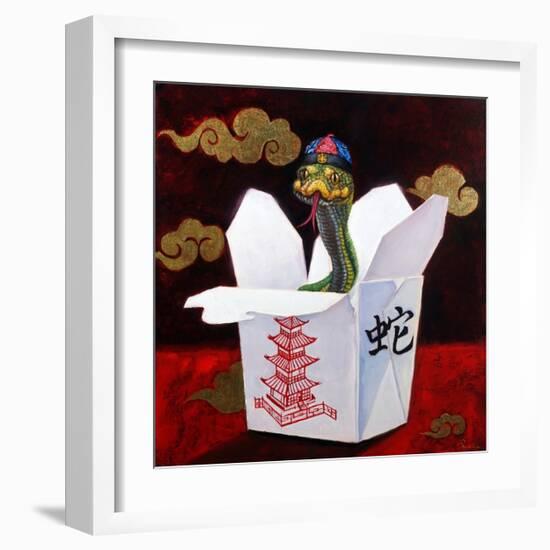 Takeout with a Twist-Lucia Heffernan-Framed Art Print