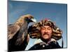 Takhuu Head Eagle Man, Altai Sum, Golden Eagle Festival, Mongolia-Amos Nachoum-Mounted Photographic Print