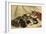 Taking a Cat Nap-Henriette Ronner-Knip-Framed Giclee Print