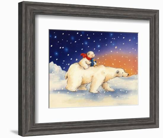 Taking a Ride-Makiko-Framed Art Print