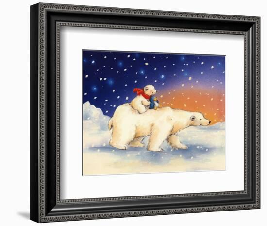 Taking a Ride-Makiko-Framed Art Print