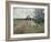 Taking a Walk Near Argenteuil-Claude Monet-Framed Giclee Print