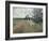 Taking a Walk Near Argenteuil-Claude Monet-Framed Giclee Print