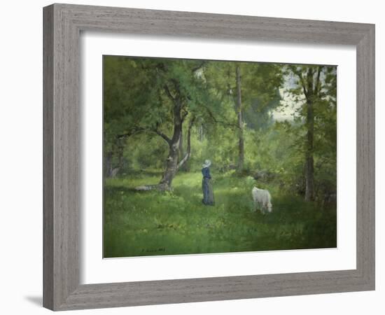 Taking a Walk-George Inness-Framed Giclee Print