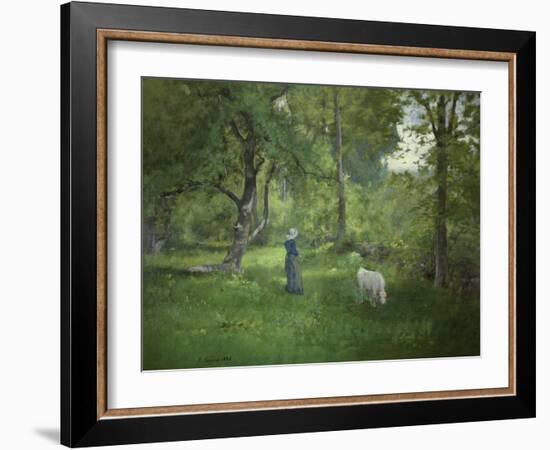 Taking a Walk-George Inness-Framed Giclee Print