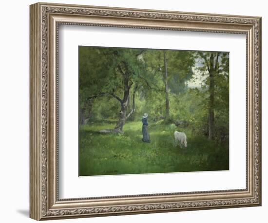 Taking a Walk-George Inness-Framed Giclee Print