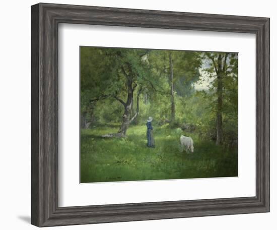 Taking a Walk-George Inness-Framed Giclee Print