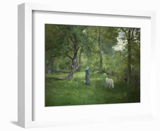 Taking a Walk-George Inness-Framed Giclee Print