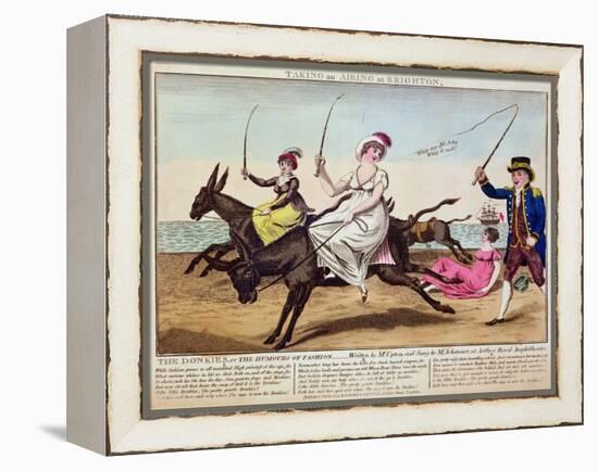 Taking an Airing at Brighton, 1805-null-Framed Premier Image Canvas