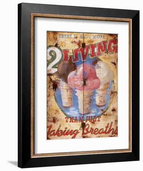 Taking Breaths-Rodney White-Framed Giclee Print