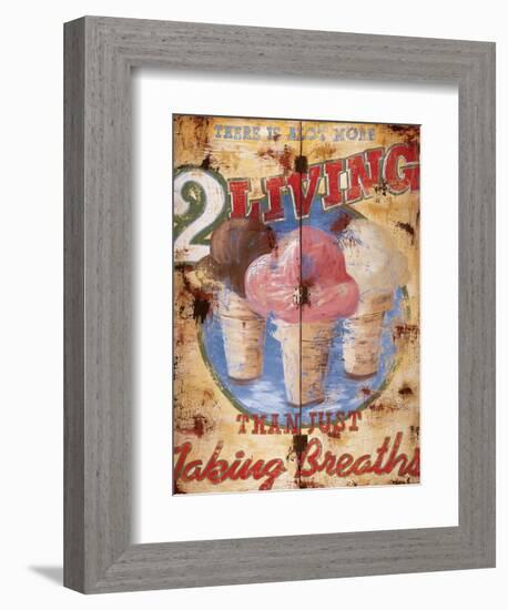 Taking Breaths-Rodney White-Framed Giclee Print