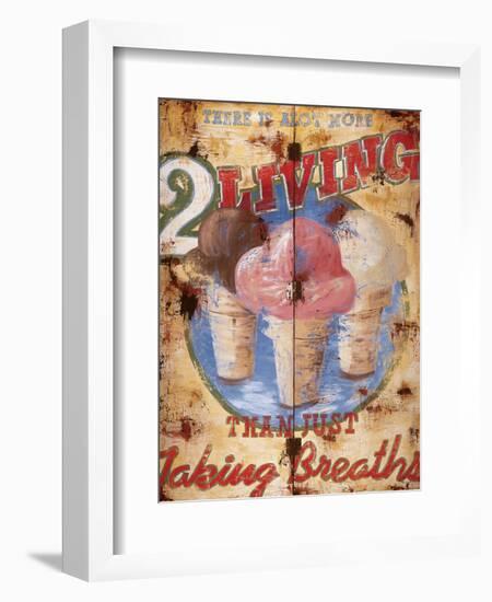 Taking Breaths-Rodney White-Framed Giclee Print