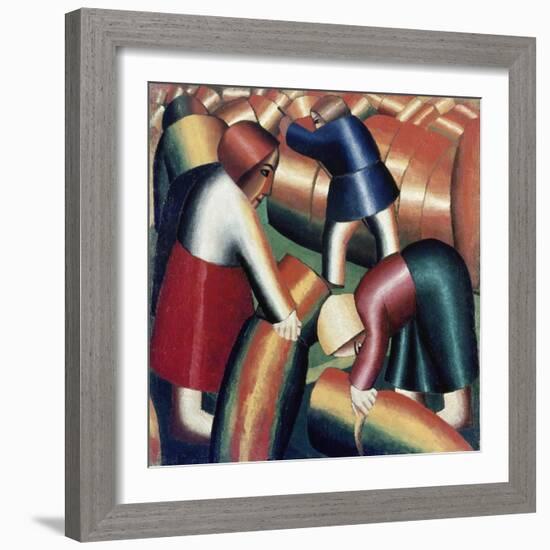 Taking in the Rye, 1911-12-Kasimir Malevich-Framed Giclee Print