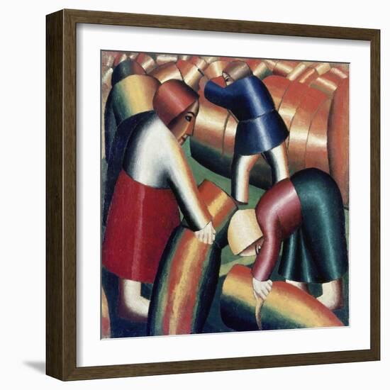 Taking in the Rye, 1911-12-Kasimir Malevich-Framed Giclee Print