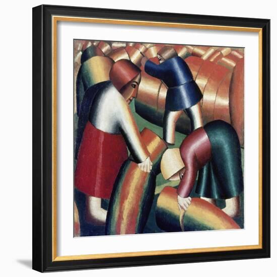 Taking in the Rye, 1911-12-Kasimir Malevich-Framed Giclee Print