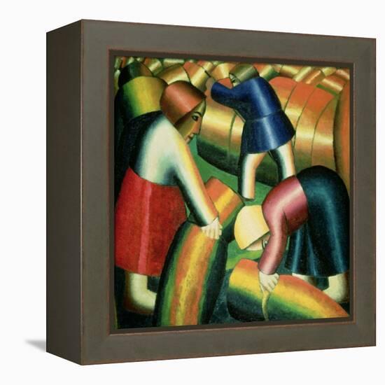 Taking in the Rye, 1912-Kasimir Malevich-Framed Premier Image Canvas
