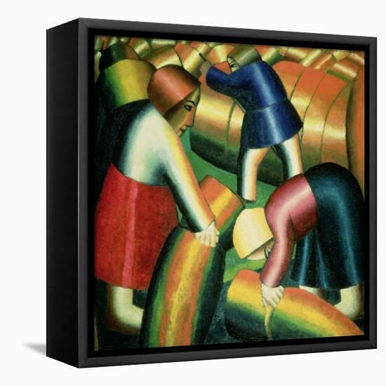 Taking in the Rye, 1912-Kasimir Malevich-Framed Premier Image Canvas