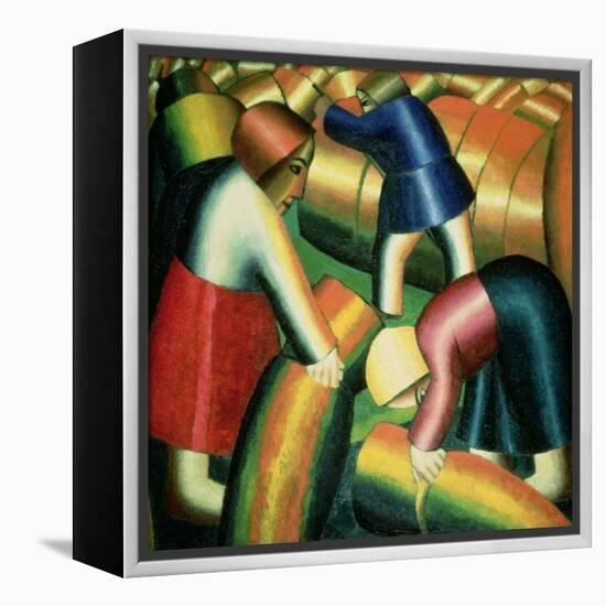 Taking in the Rye, 1912-Kasimir Malevich-Framed Premier Image Canvas