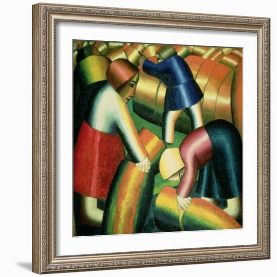 Taking in the Rye, 1912-Kasimir Malevich-Framed Giclee Print