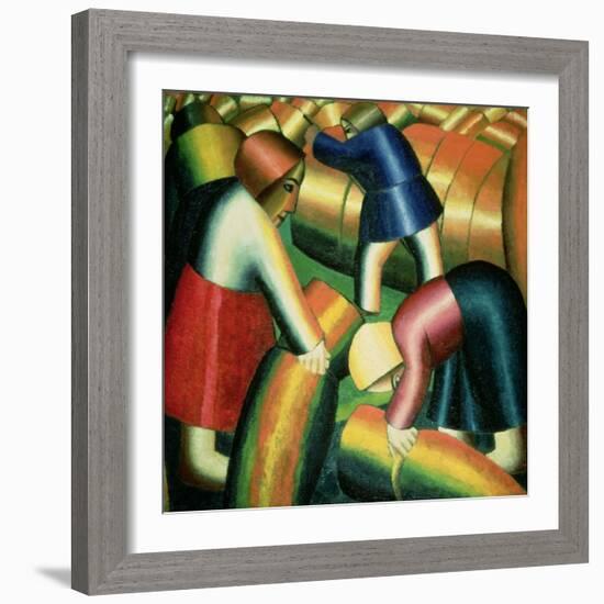 Taking in the Rye, 1912-Kasimir Malevich-Framed Giclee Print