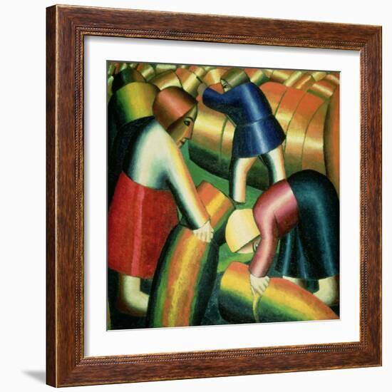 Taking in the Rye, 1912-Kasimir Malevich-Framed Giclee Print