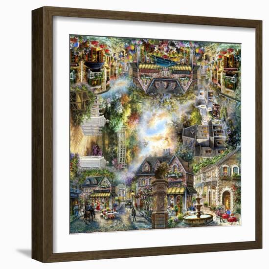 Taking it to the Streets-Nicky Boehme-Framed Giclee Print