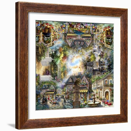 Taking it to the Streets-Nicky Boehme-Framed Giclee Print