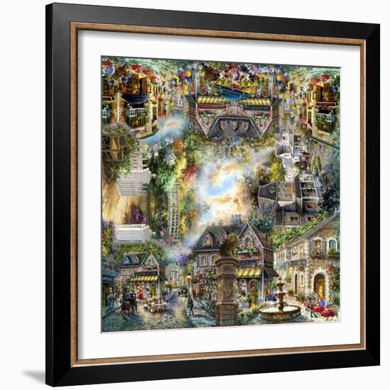 Taking it to the Streets-Nicky Boehme-Framed Giclee Print